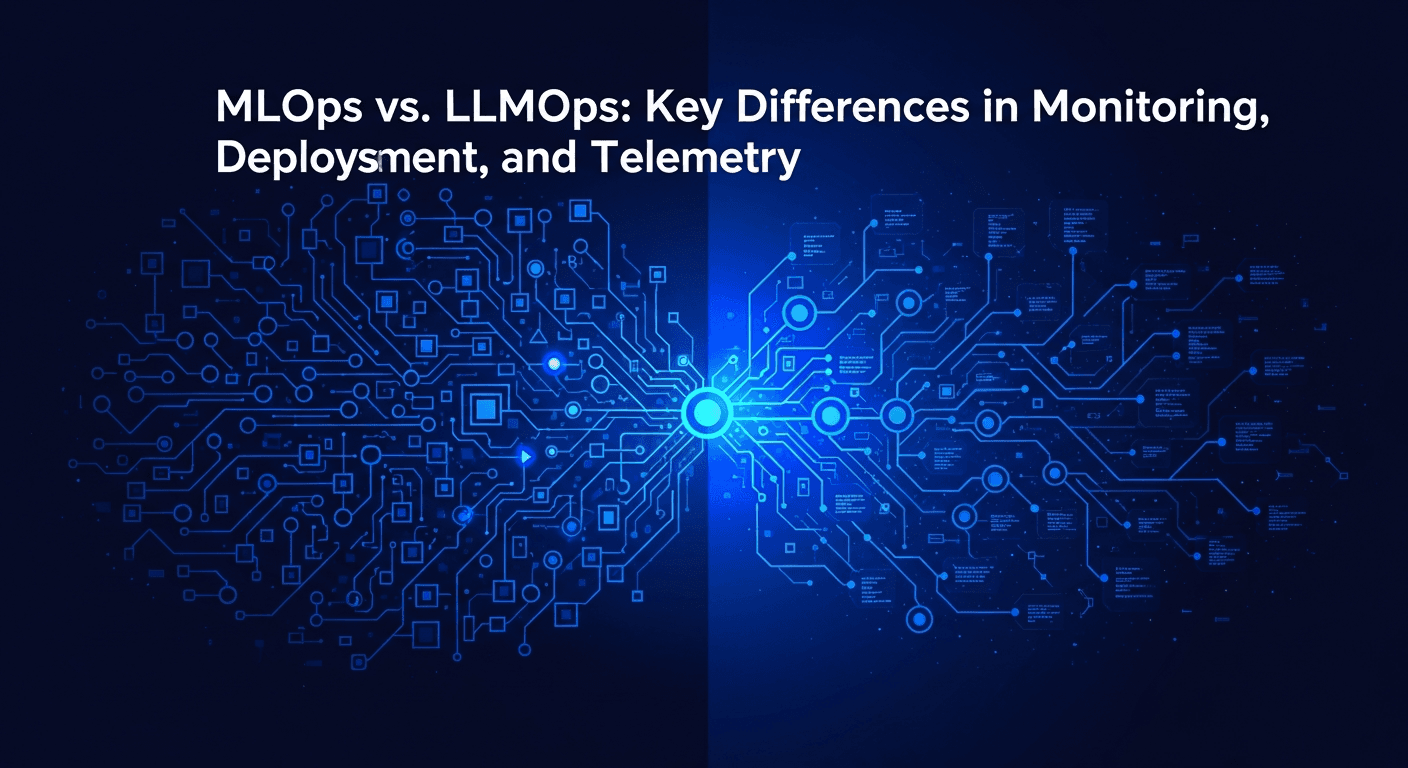 MLOps vs. LLMOps: Key Differences in Monitoring, Deployment, and Telemetry