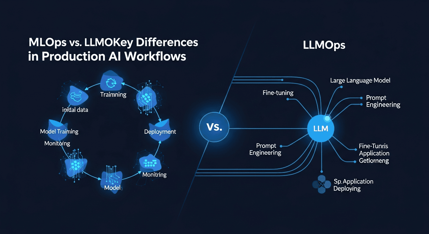 MLOps vs. LLMOps: Key Differences in Production AI Workflows