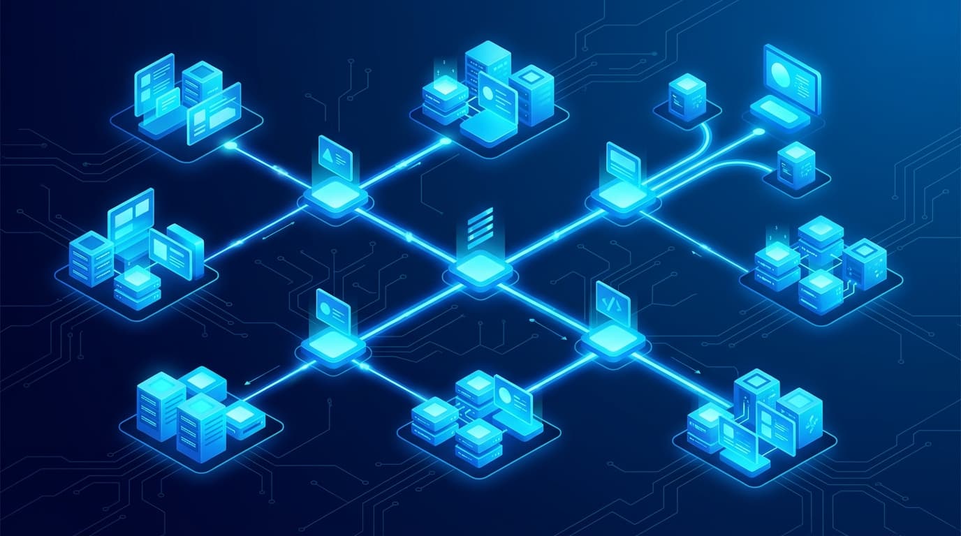 What are the Core Patterns for Inter-Service Communication in a Node.js Microservices Architecture?